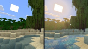 Minecraft sera graphiquement spectaculaire avec sa nouvelle mise à jour, ou pas, si tu ne le veux pas